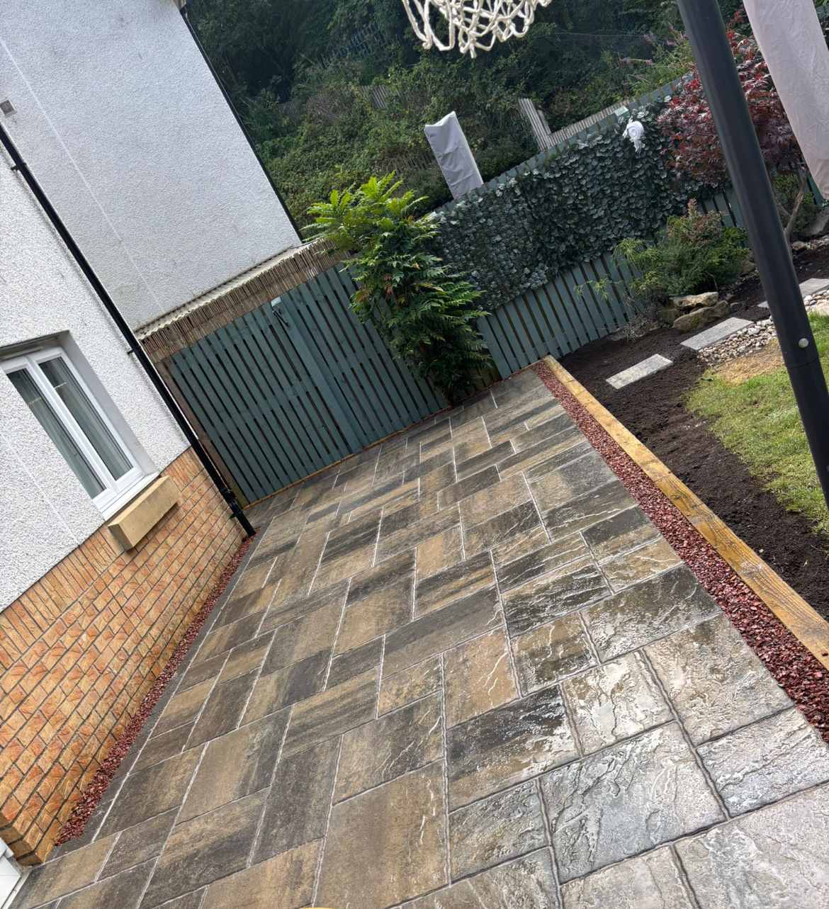 Lochside property drainage Linlithgow high water table