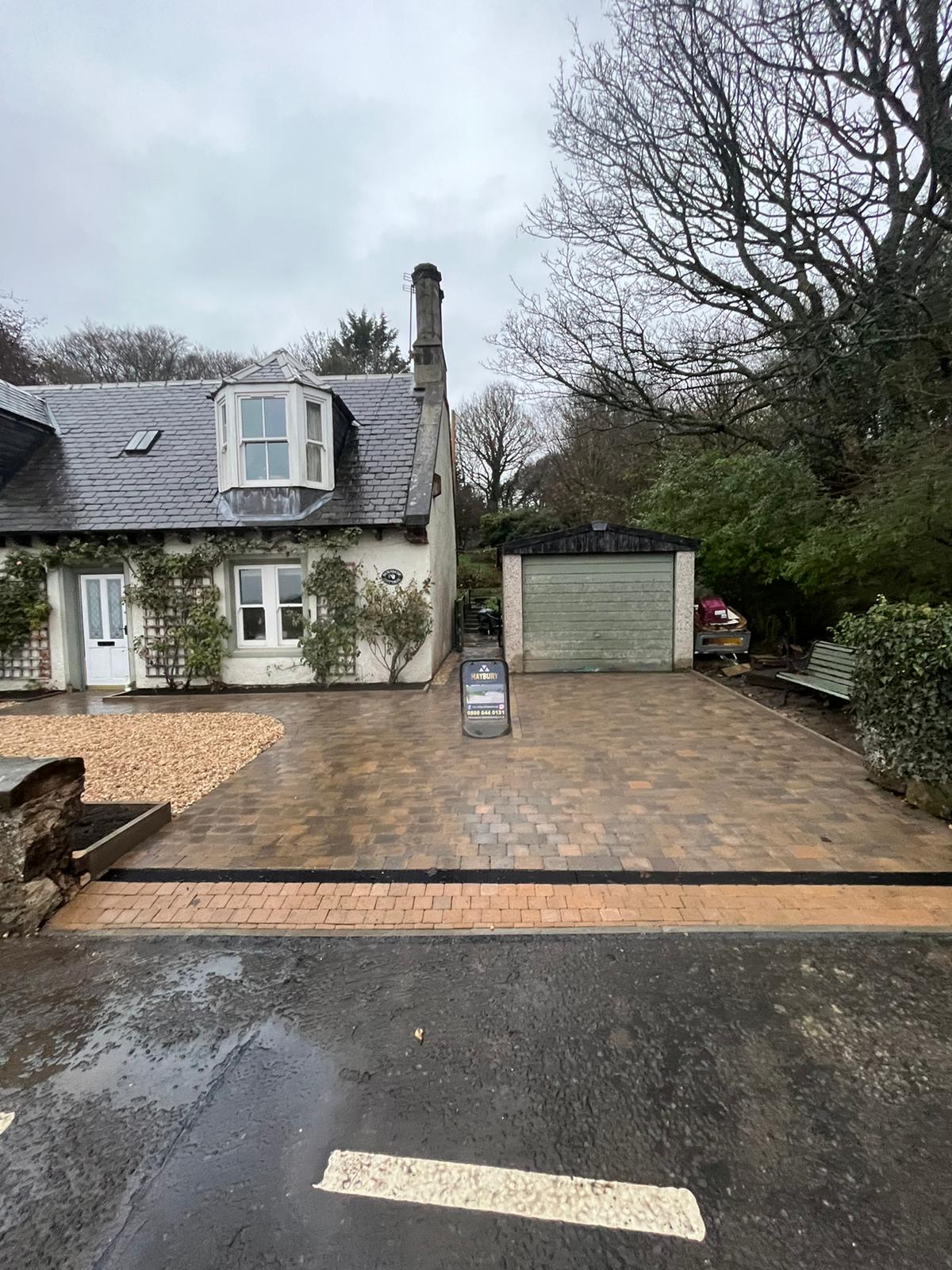 Premium Tobermore block paving driveway installation Edinburgh