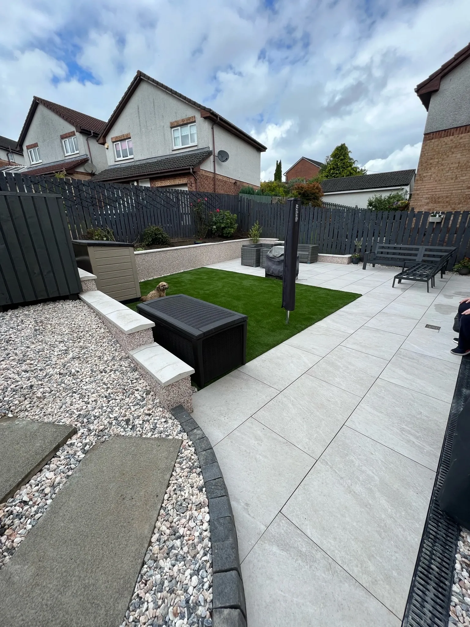 “Transform Your Outdoor Space with Lomond White Porcelain Tile Patio: A Timeless Choice for your Gardens” Bonnybridge