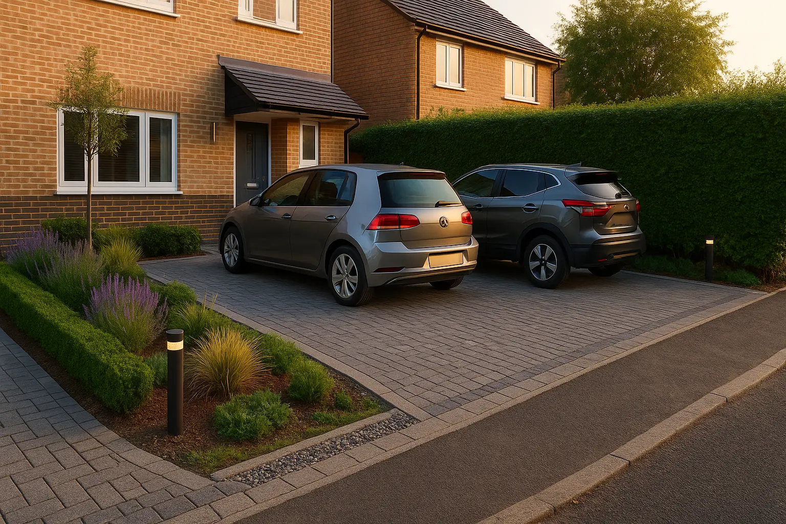 Driveway Width & Layout: Optimising for Two Cars Without Losing Garden Space