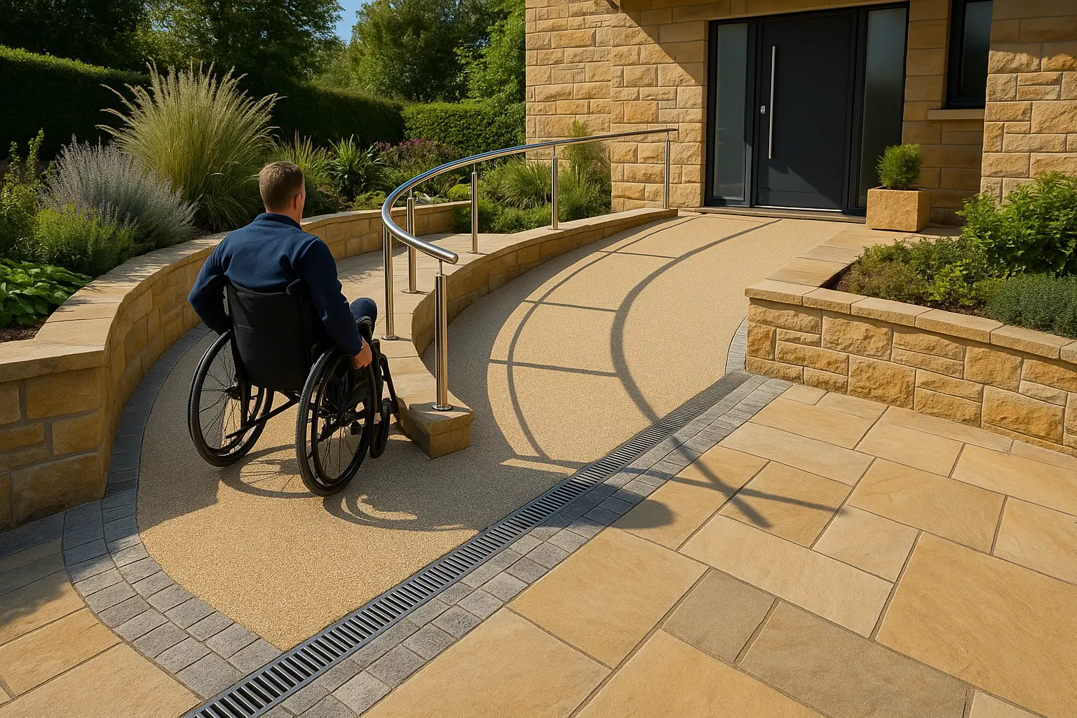 Installing Disabled-Access Driveways and Patios